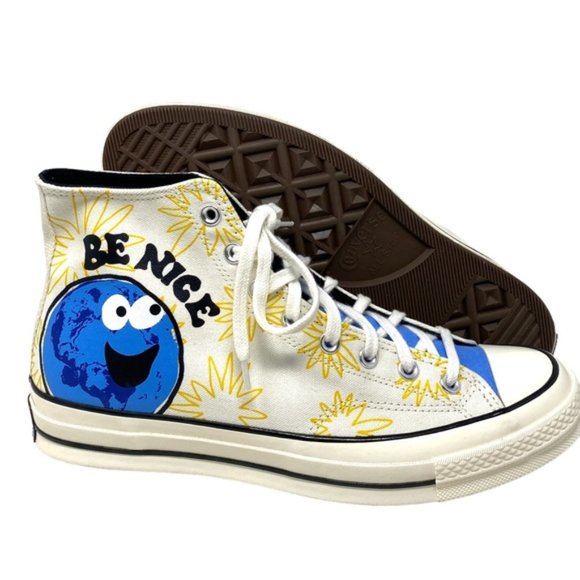 Converse Chuck Taylor 70 All Star High Top White Canvas Men’s Sneakers 172863C - Picture 10 of 12